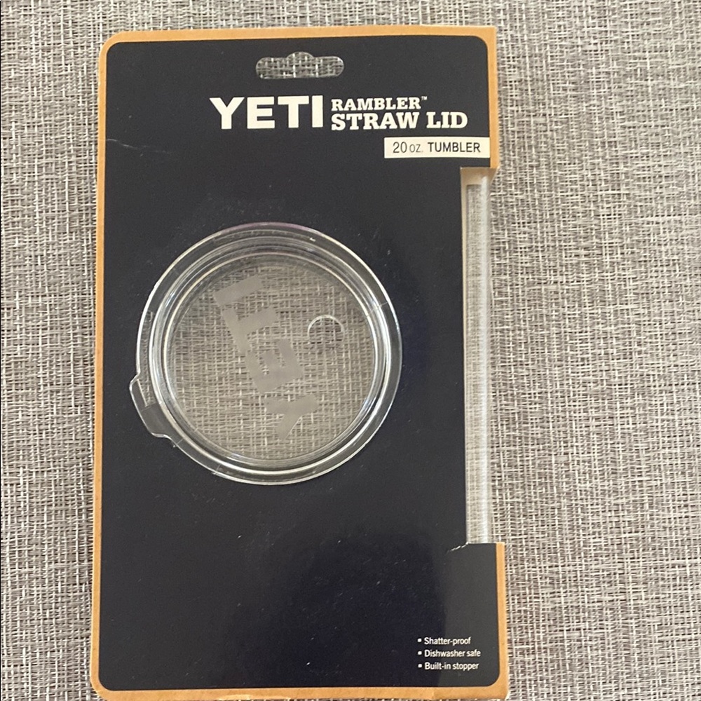 YETI Rambler Straw Lid - Clear - 20oz Tumbler